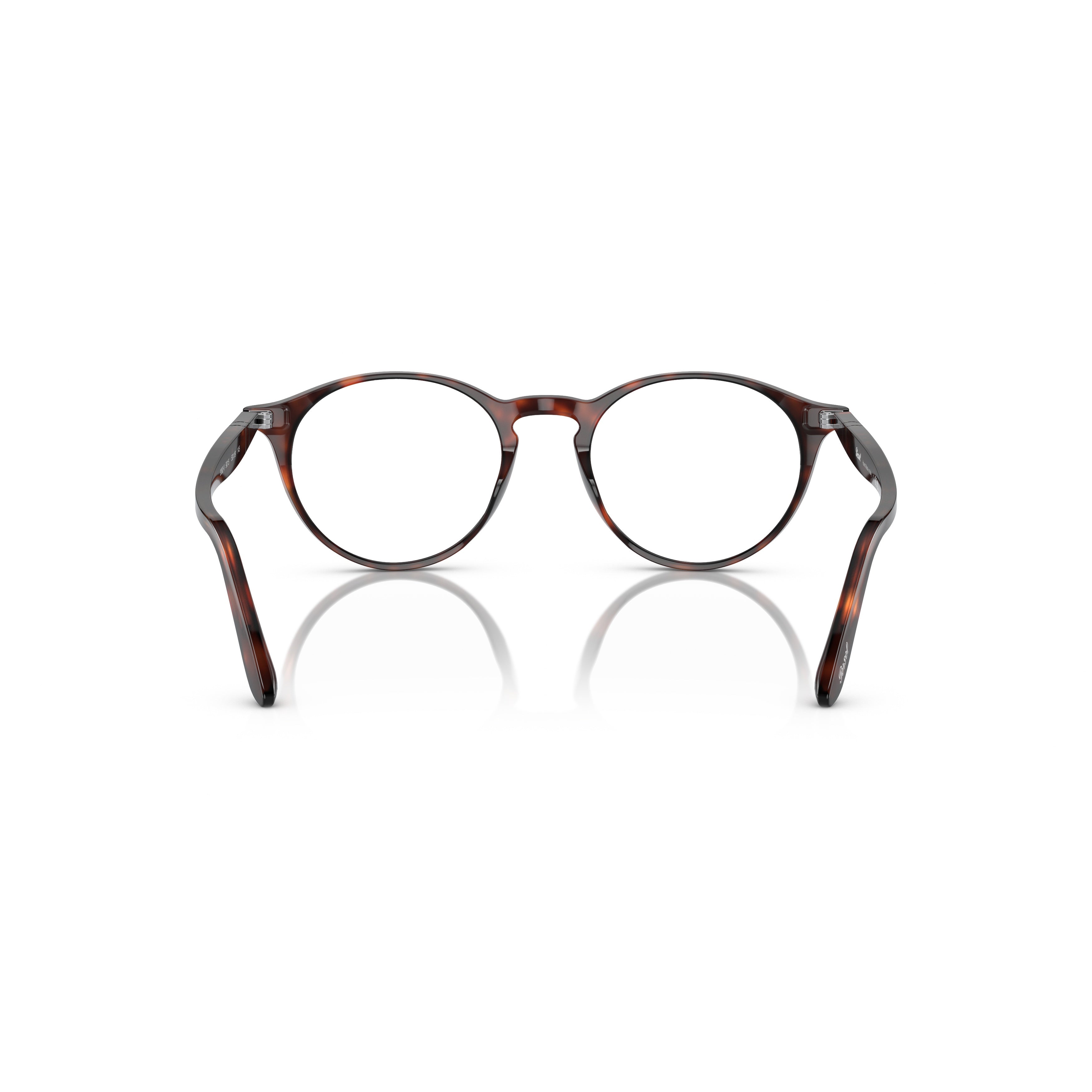 0po3092v Classic Round Frame Tortoiseshell Acetate Eyeglasses