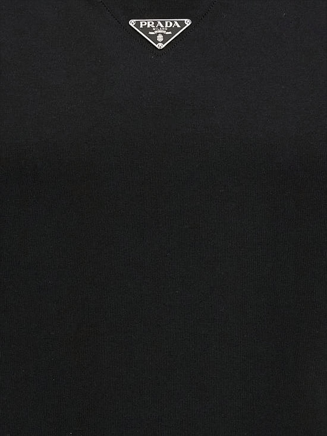 Short-Sleeve Black Cotton T-Shirt
