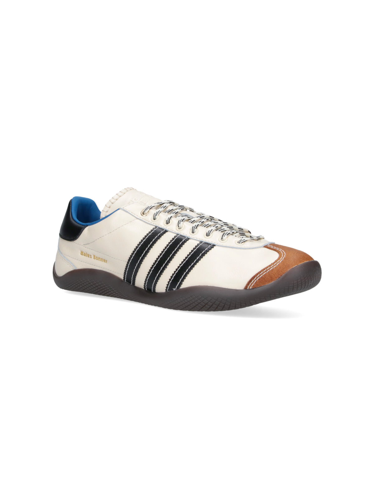 Cream Accented Low-Profile Sporty Sneakers