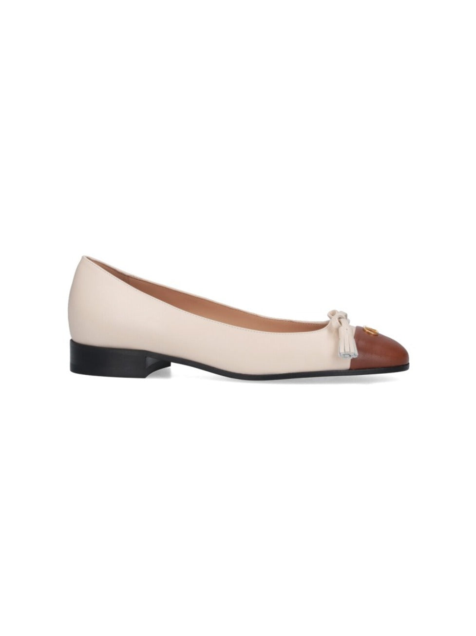 "Valet Du Roi" Ballet Flats – Cream