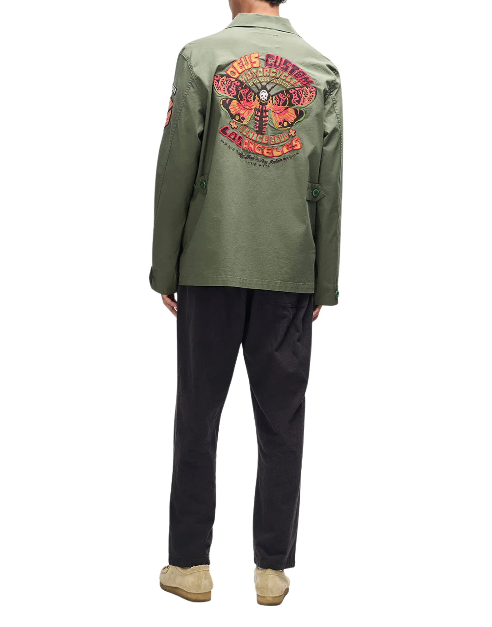 Pine Green Power Overshirt