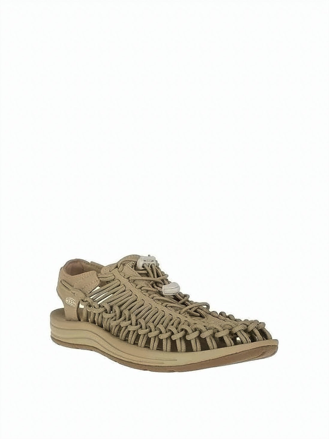 Open Woven Design Sandals with Cushioned Sole