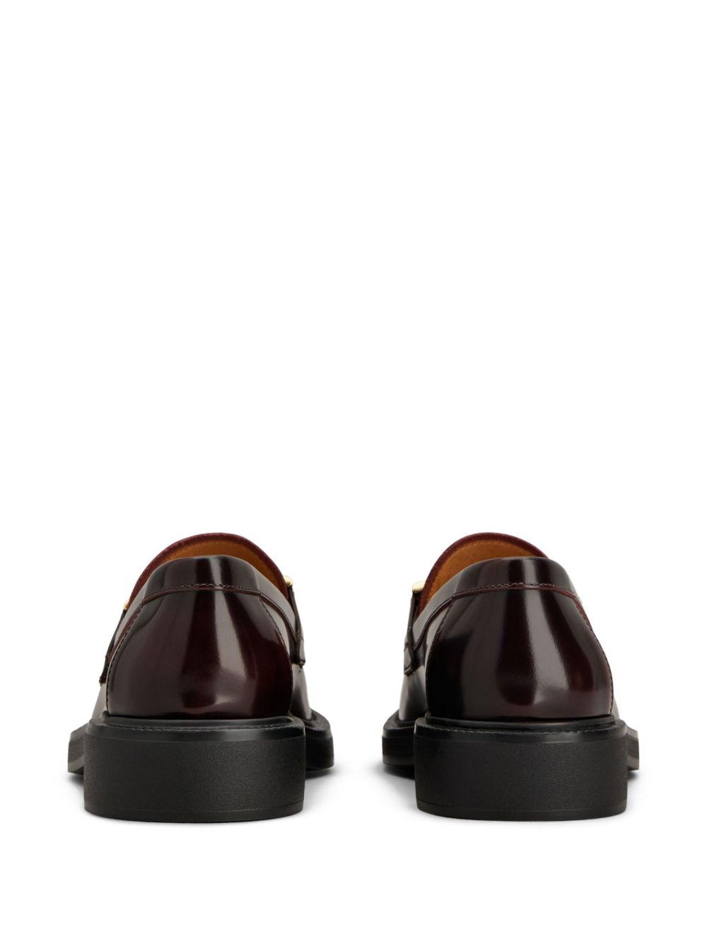 Burgundy Slip-On Flats