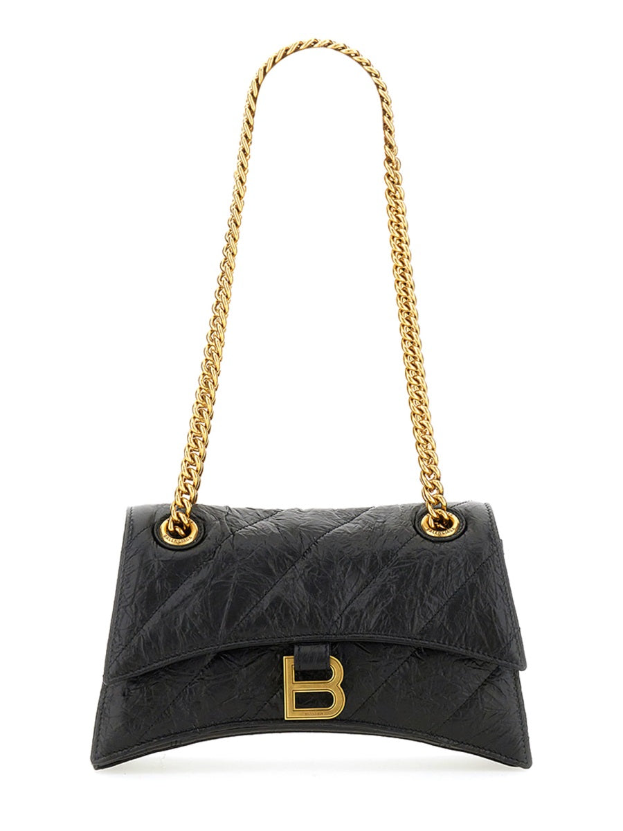 Compact Rectangular Shoulder Bag with Detachable Strap
