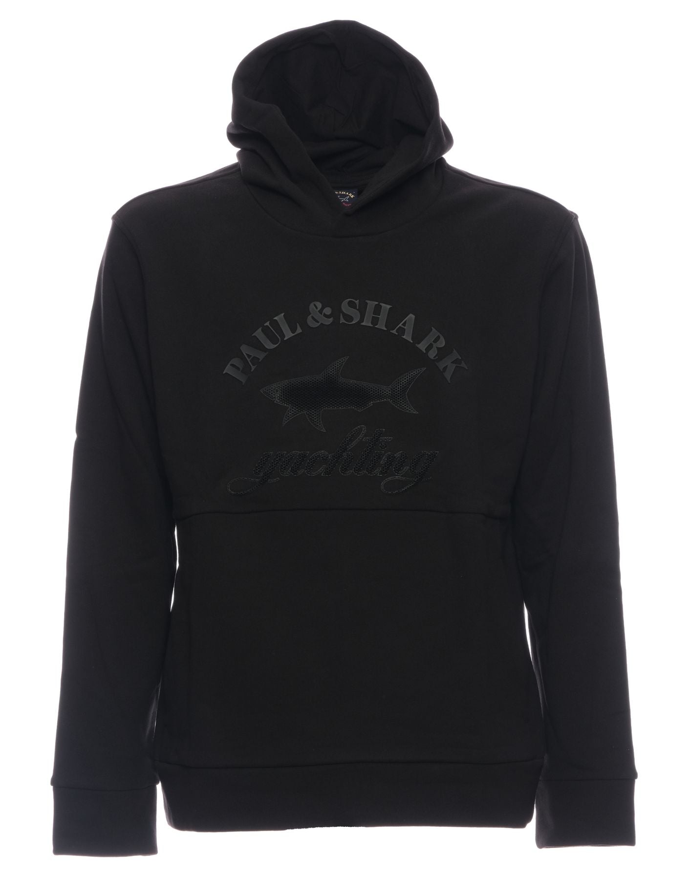 Casual Black Hoodie With Drawstring Hood