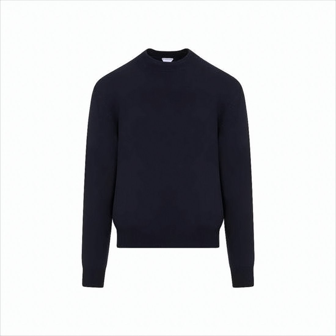 Cashmere Blend Sweater with Woven Elbow Patches