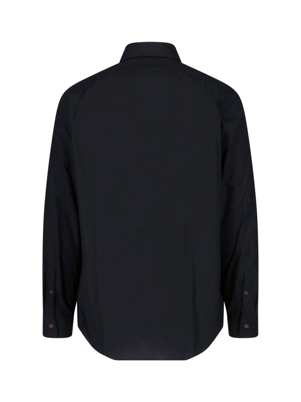 Black Two Button Krall Cotton Shirt