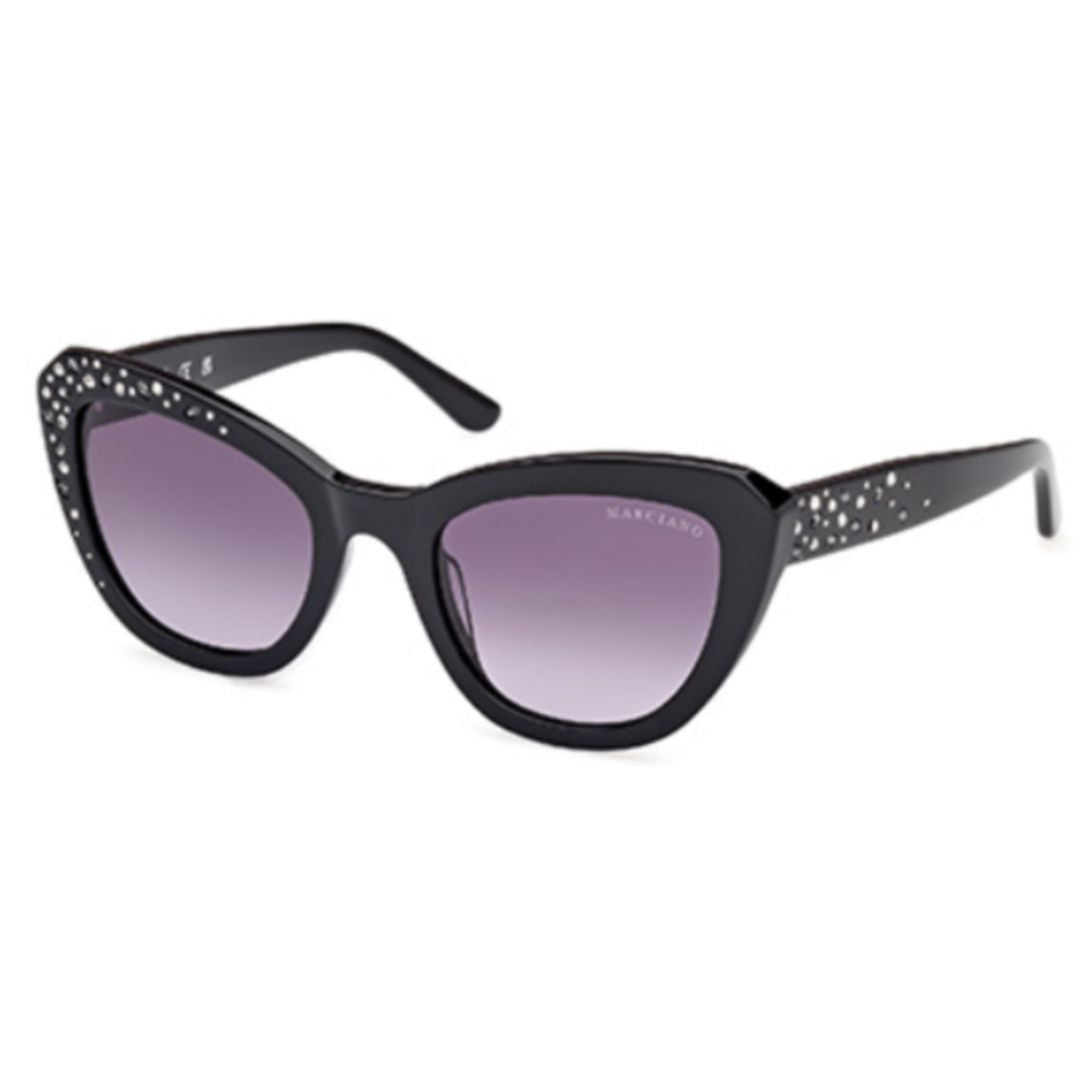 Gm00016 Cat-Eye Acetate Sunglasses with Rhinestone Accents