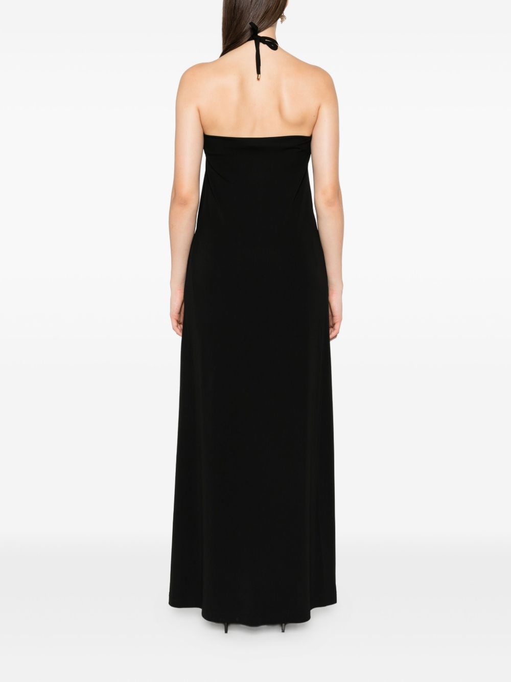 Maxi-Length Halterneck Dress