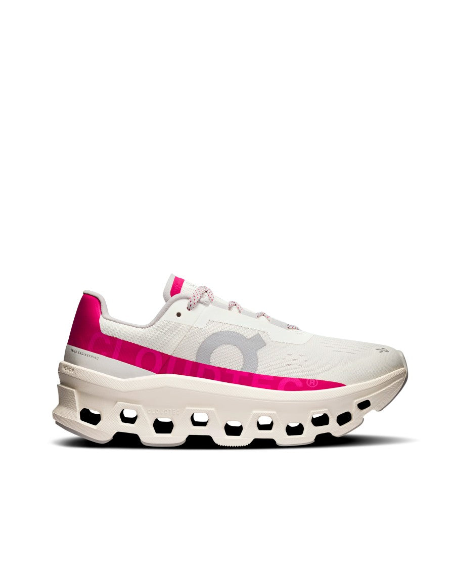 Cloudmonster Sneakers In Ivory With Grenadine Accents