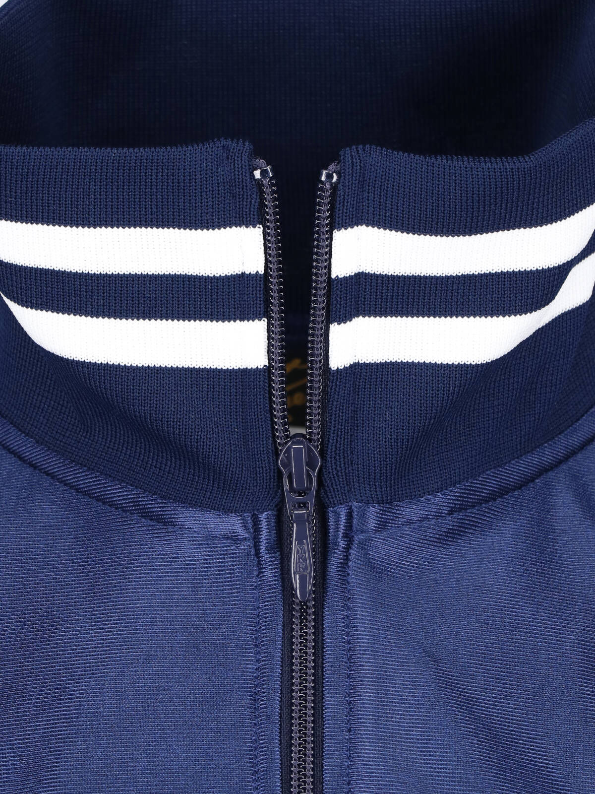 Navy High Collar Butterfly Track Jacket