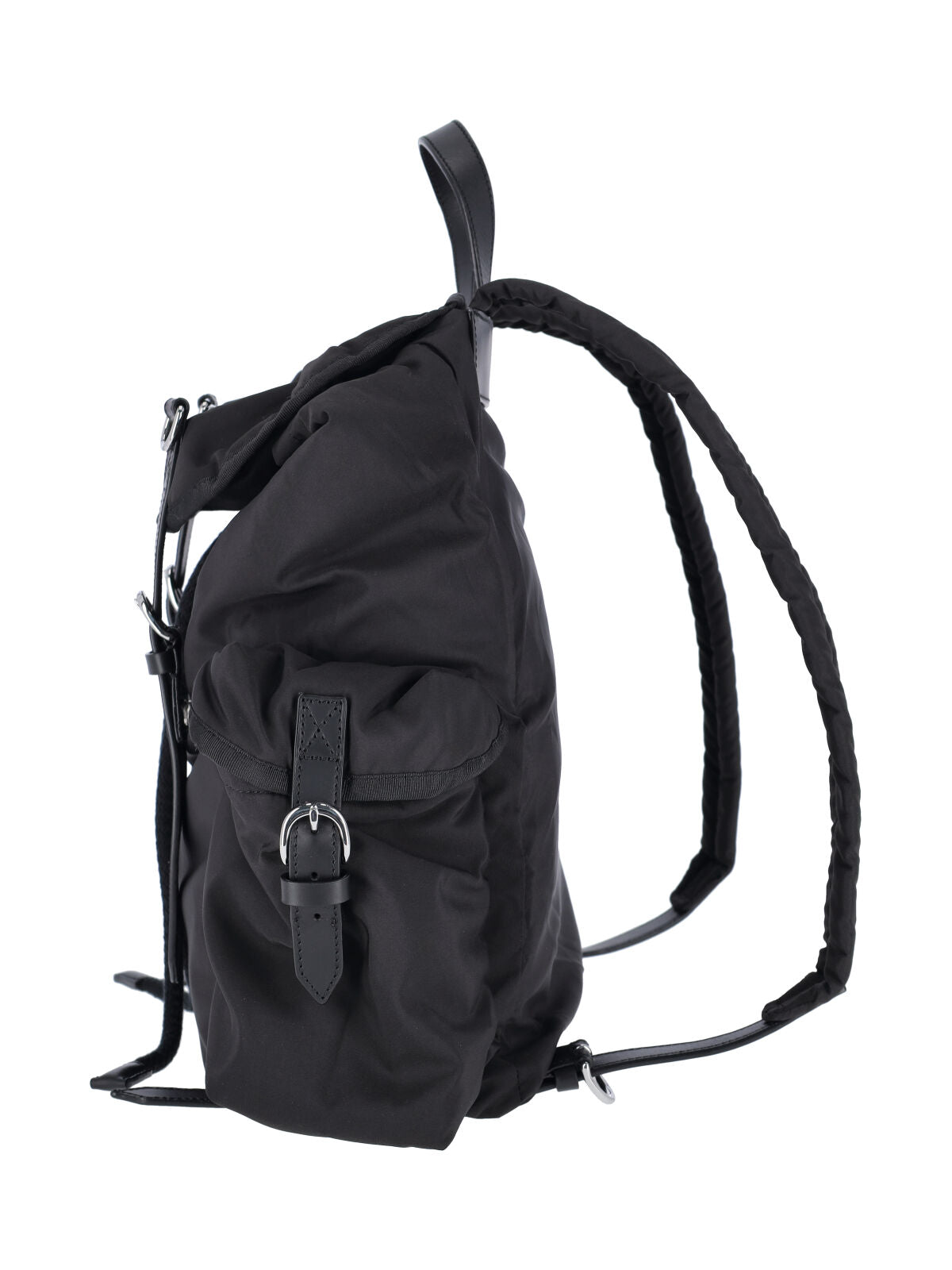 Structured Black Bag With Top Handle