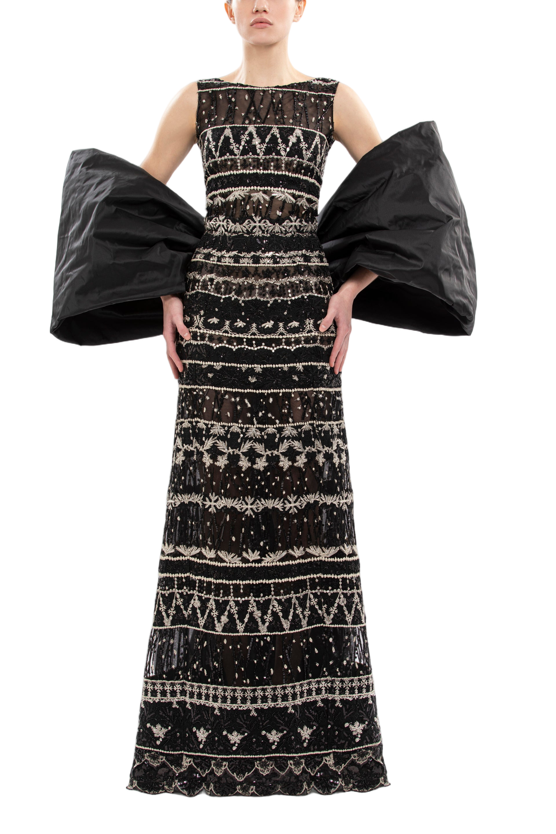 Embroidered Long Dress