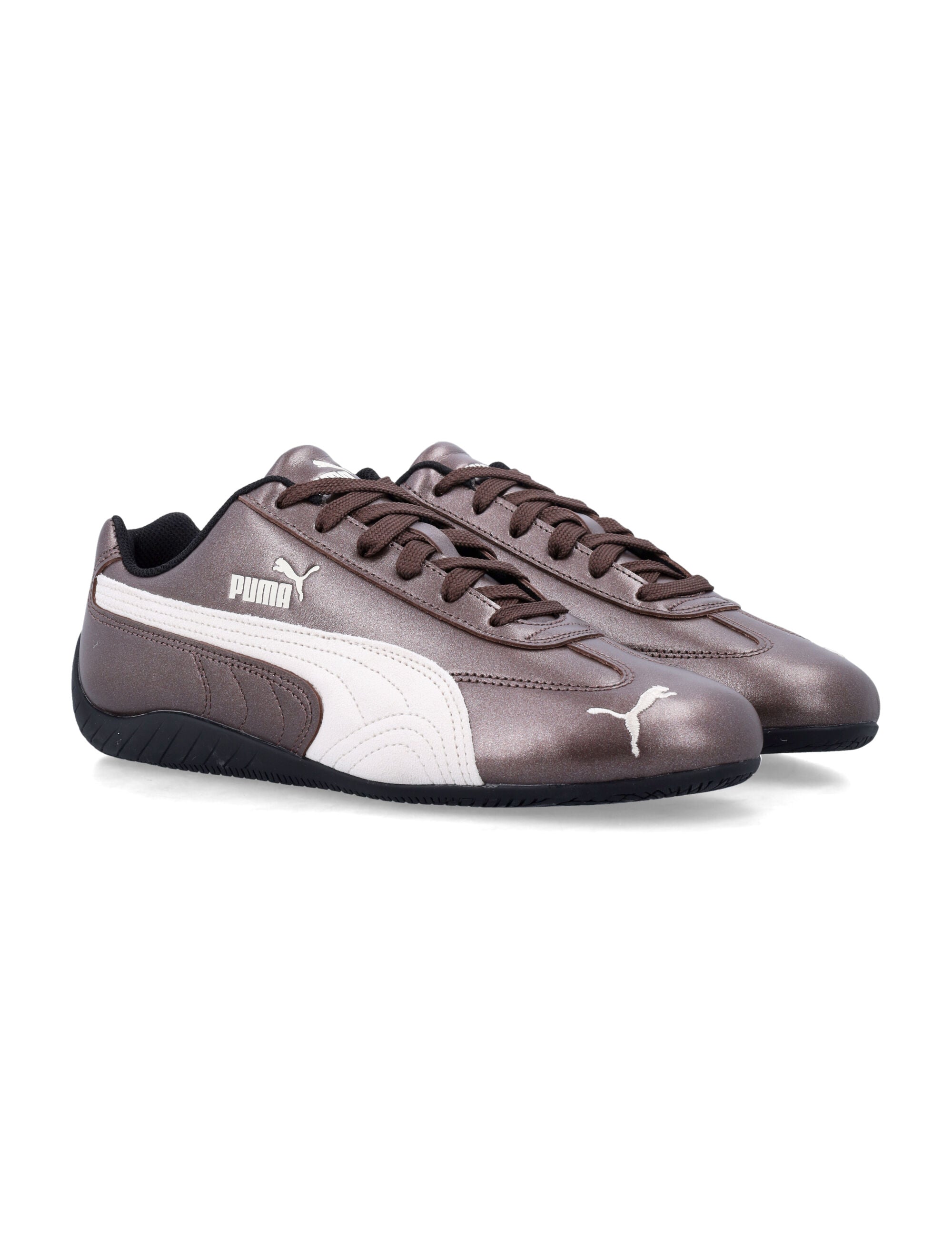 Speedcat Metallic Leather Sneakers