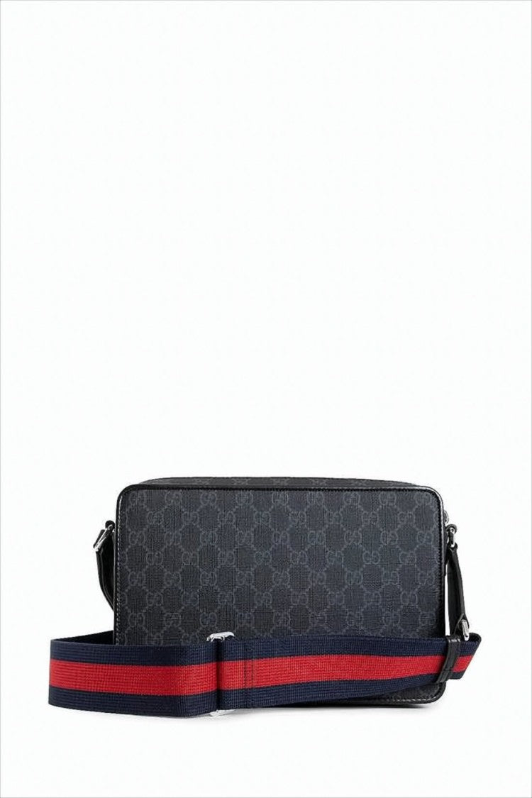 Rectangular Crossbody Bag with Monogram Canvas
