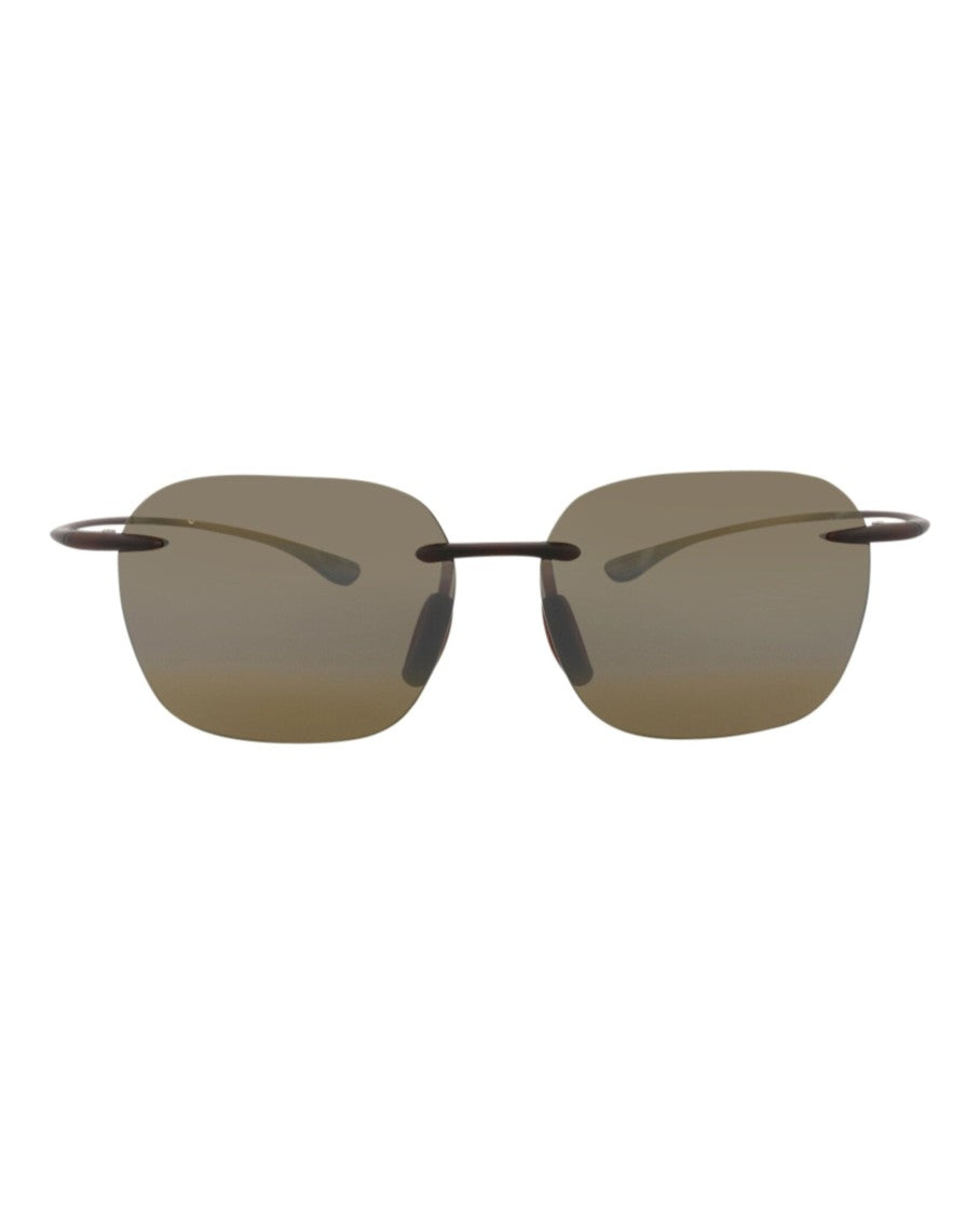 Square-Frame Nylon Sunglasses