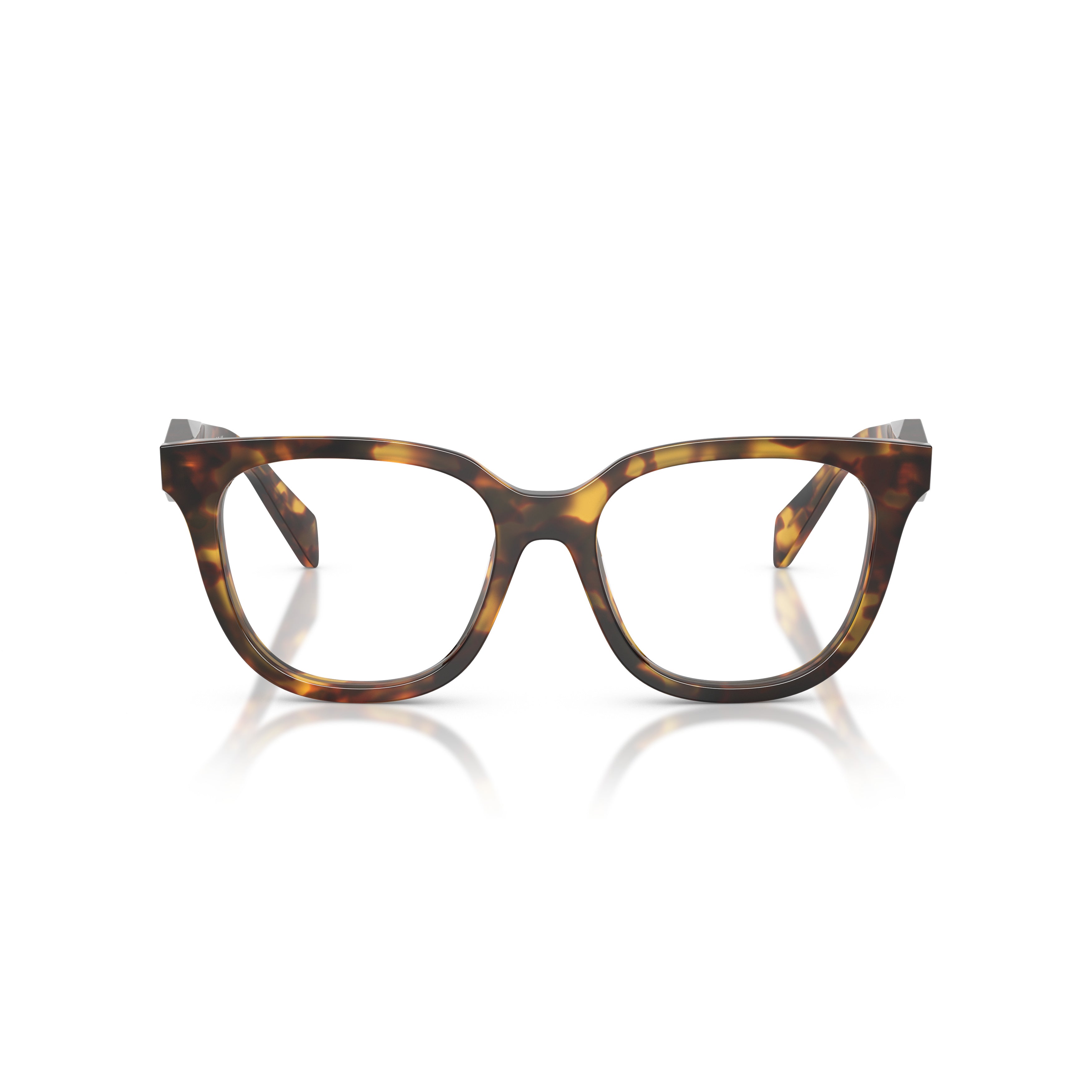 0pr C11v Classic Tortoiseshell Square Frame Eyeglasses