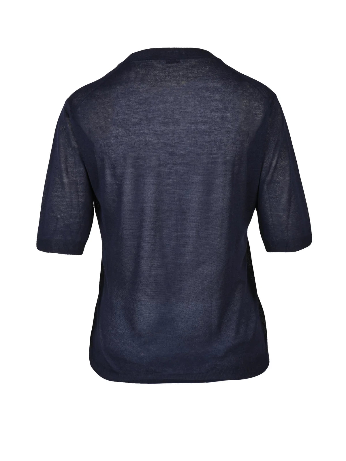 Short Sleeve Knit - Blue