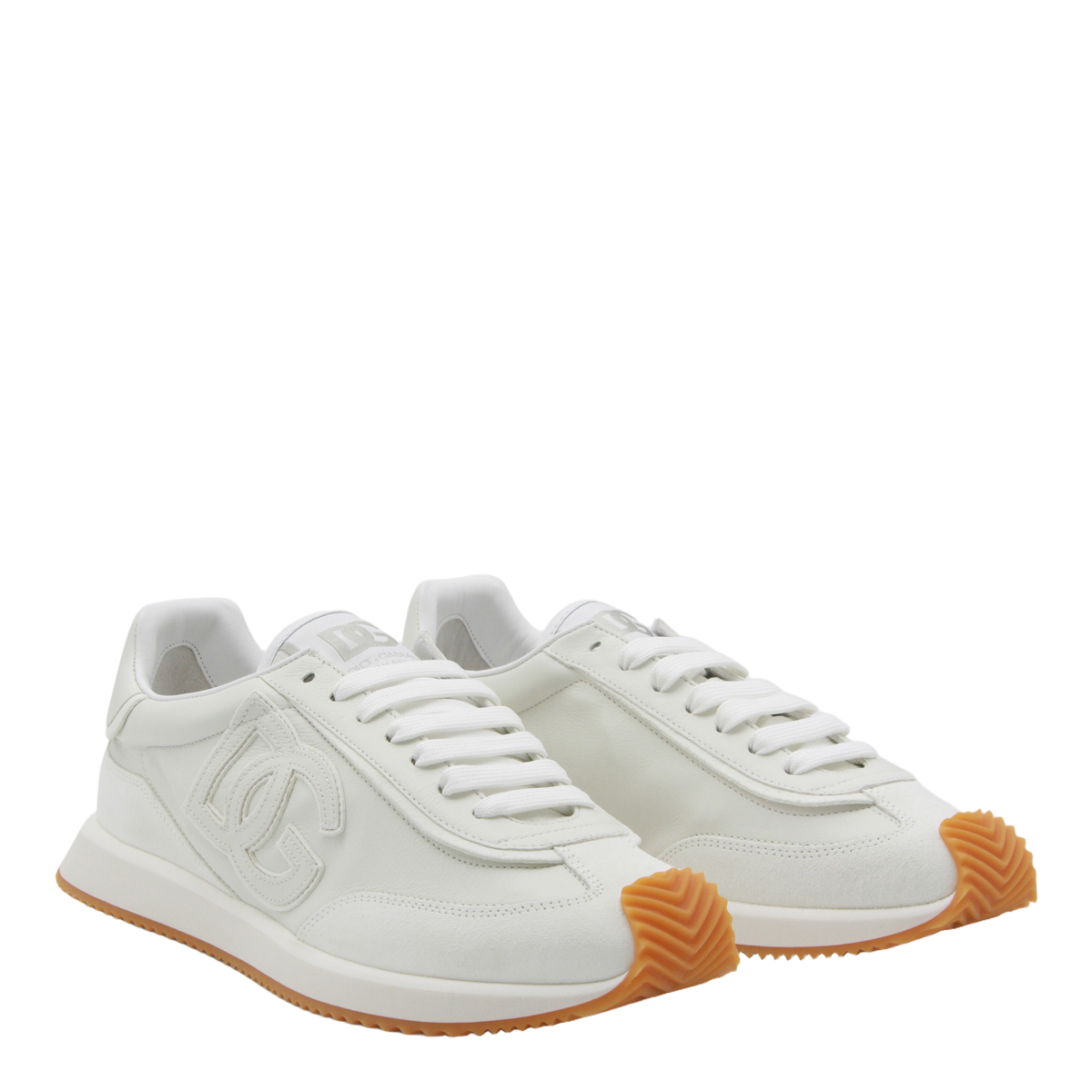 Low-Top Sneakers with Textured Logo