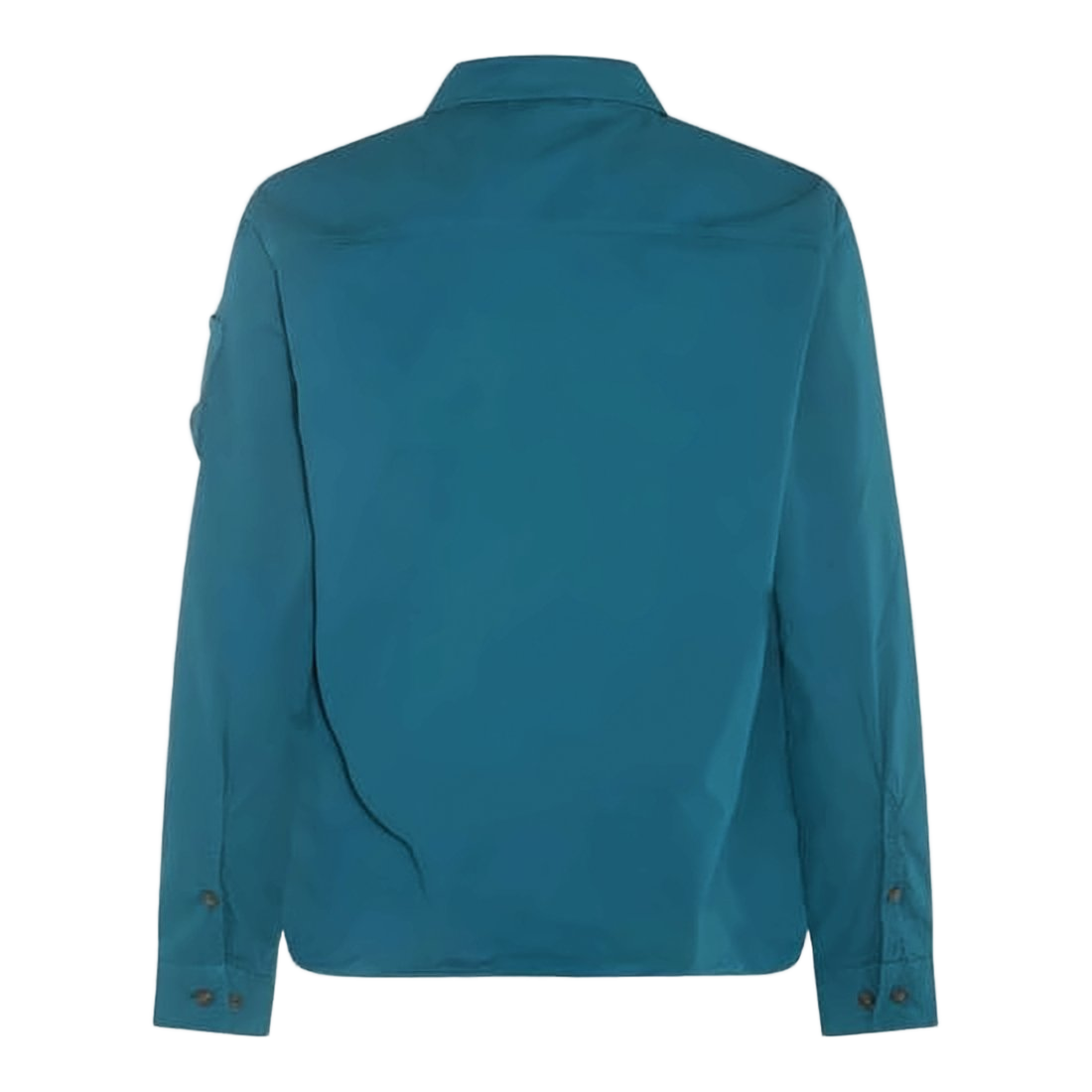 Sleek Blue Jacket with Zipper Closure
