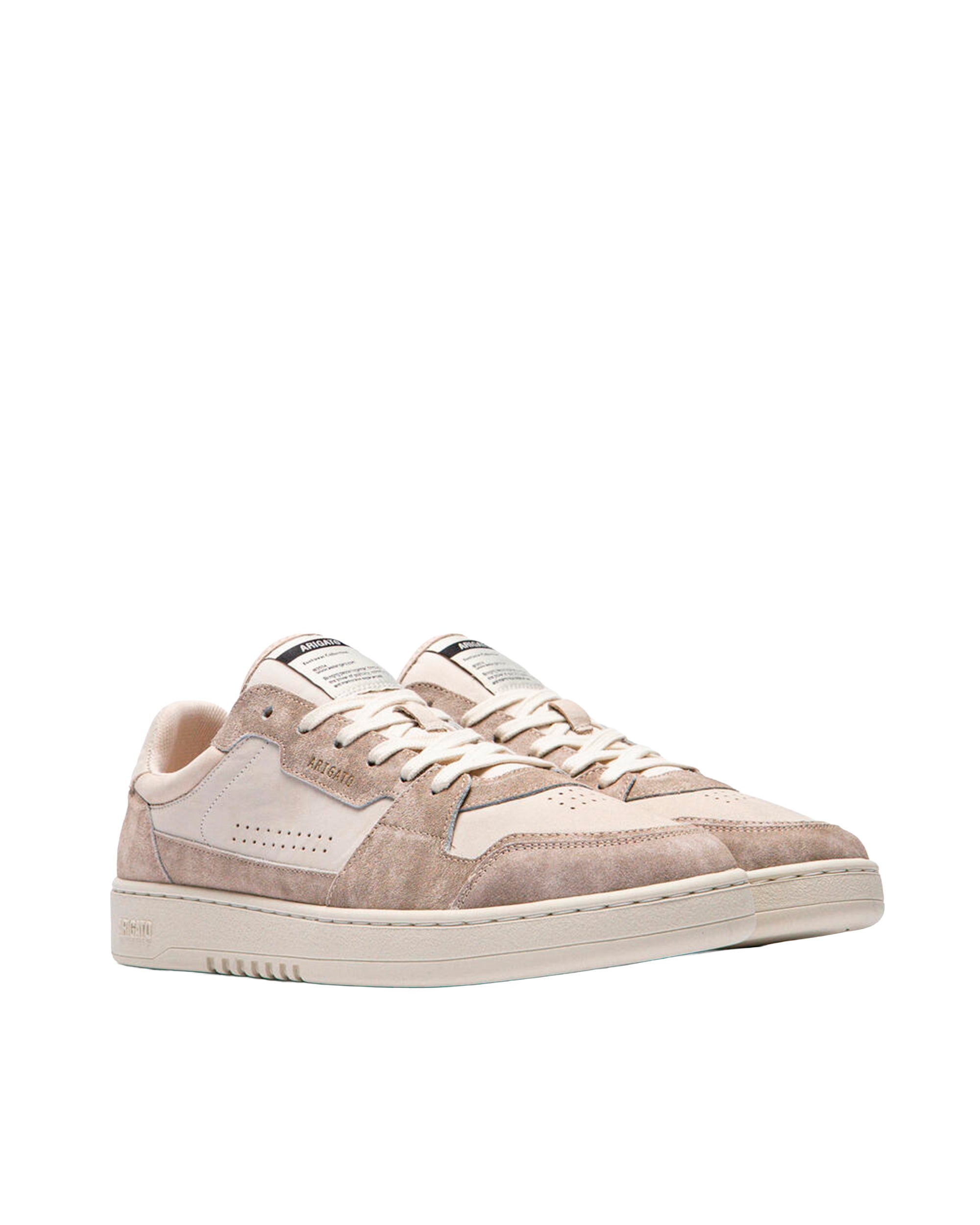 Off White Taupe Dice Lo Sneakers