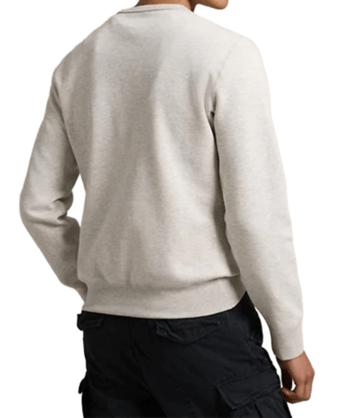Light Heather Polo Sweatshirt