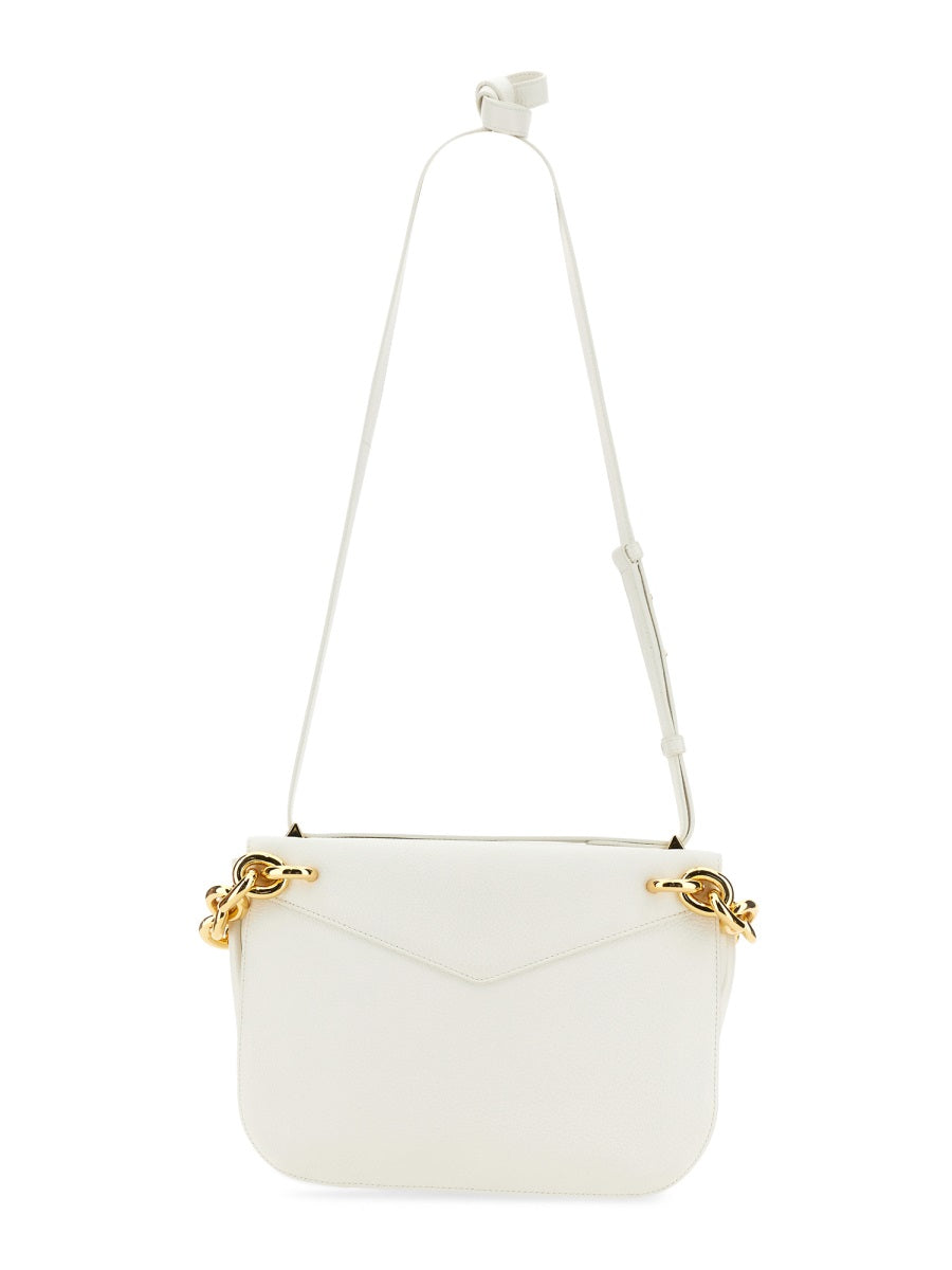 Compact Shoulder Bag with Adjustable Leather Strap