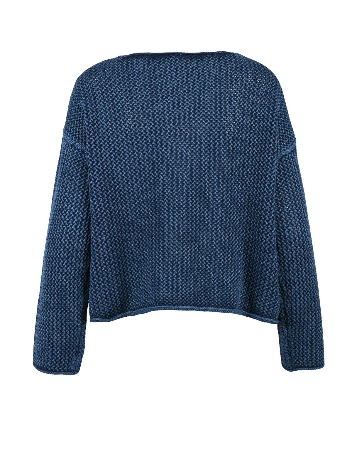 Blue Cotton Tricot Knit