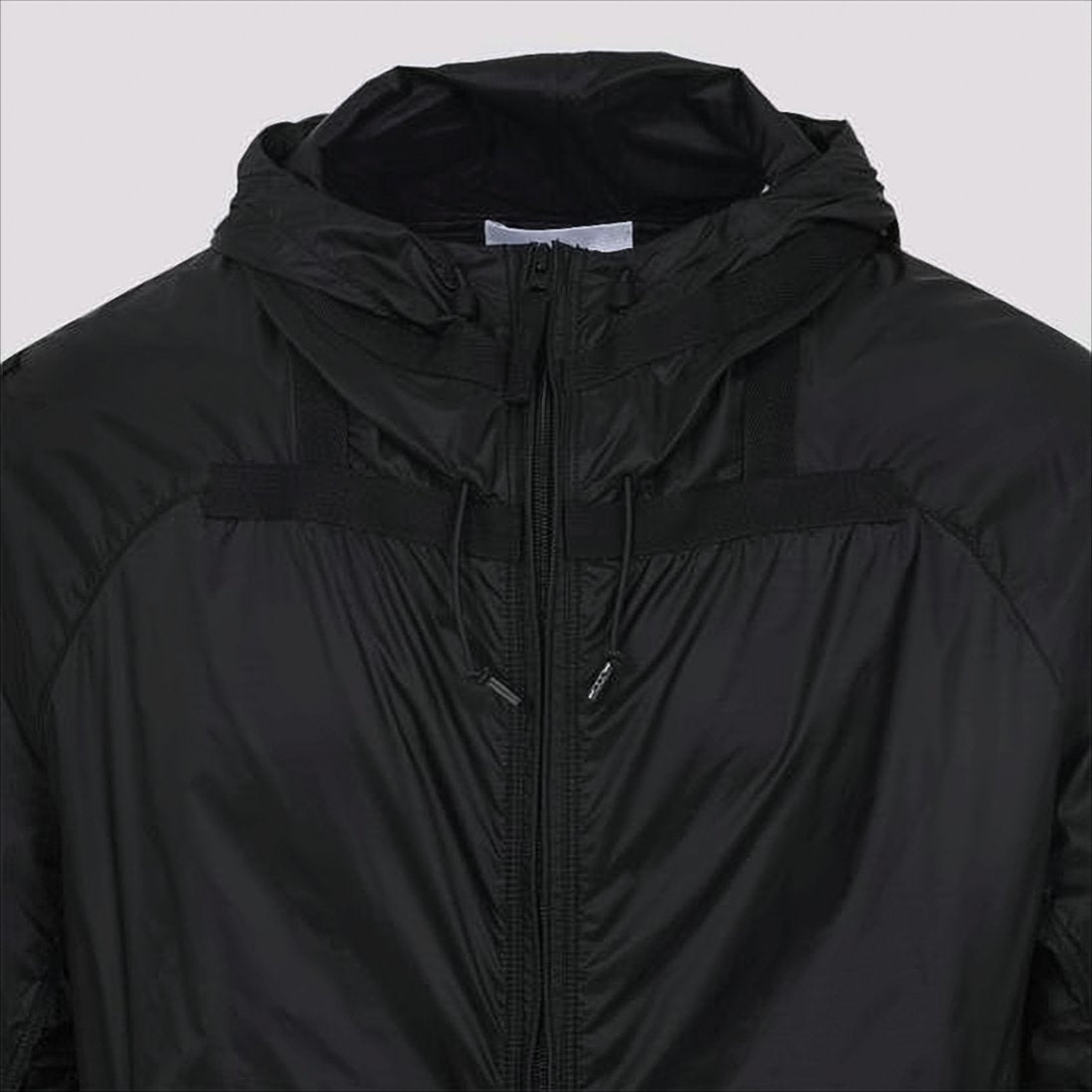 Sleek Lightweight Hooded Jacket with Panel Detailing