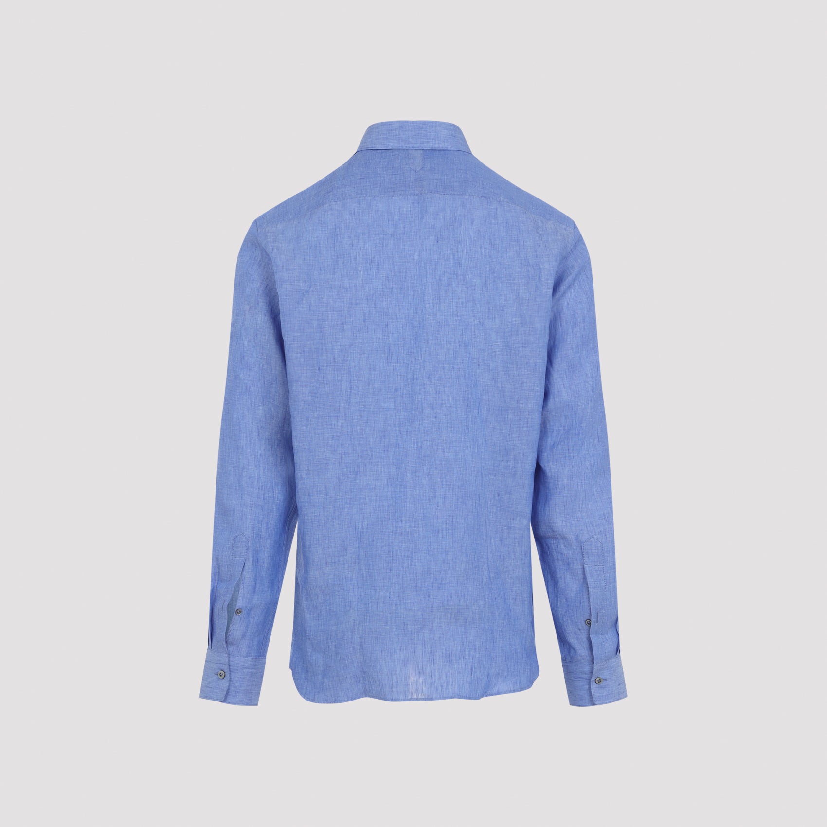 Tailored Long-Sleeve Linen Shirt