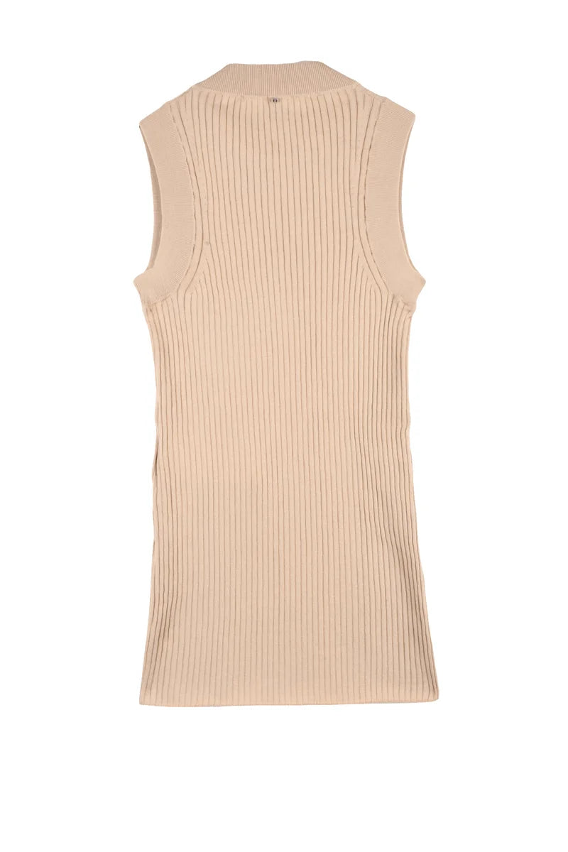 Tione Cotton Top - Camel
