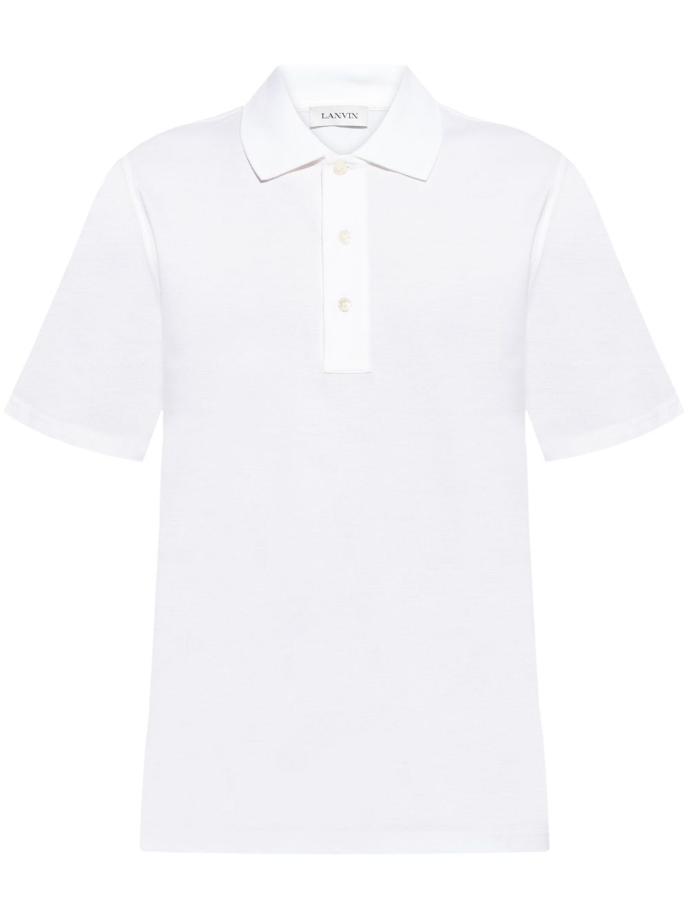 Polo Shirt with Button Placket