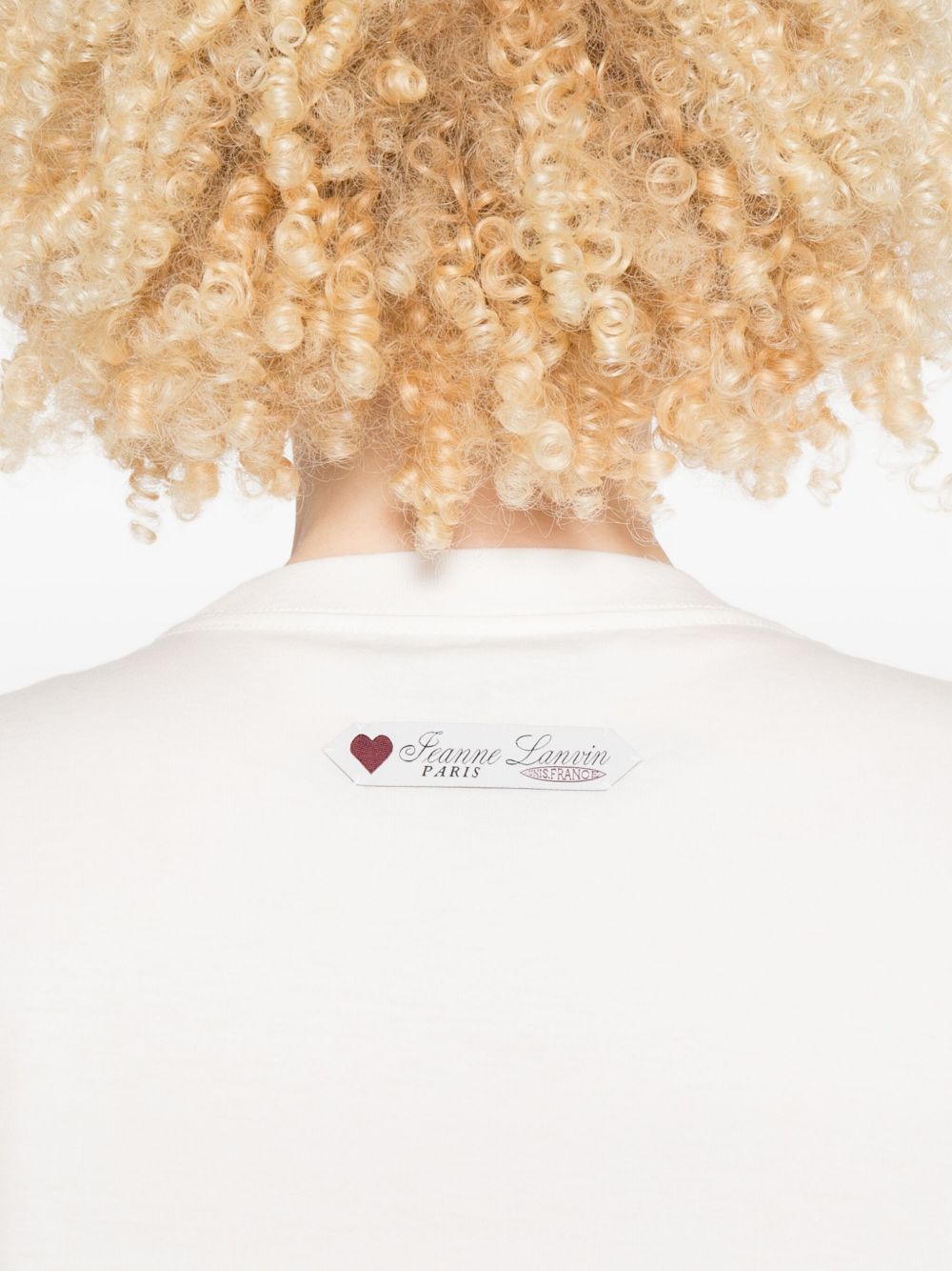 Short-Sleeve Cotton-Silk Blend Top