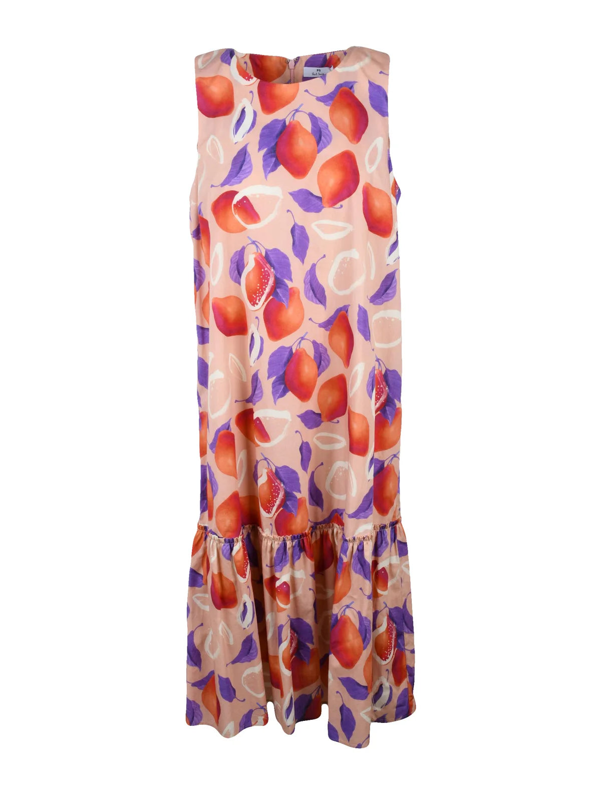 Long Cotton Dress - Pink/Red