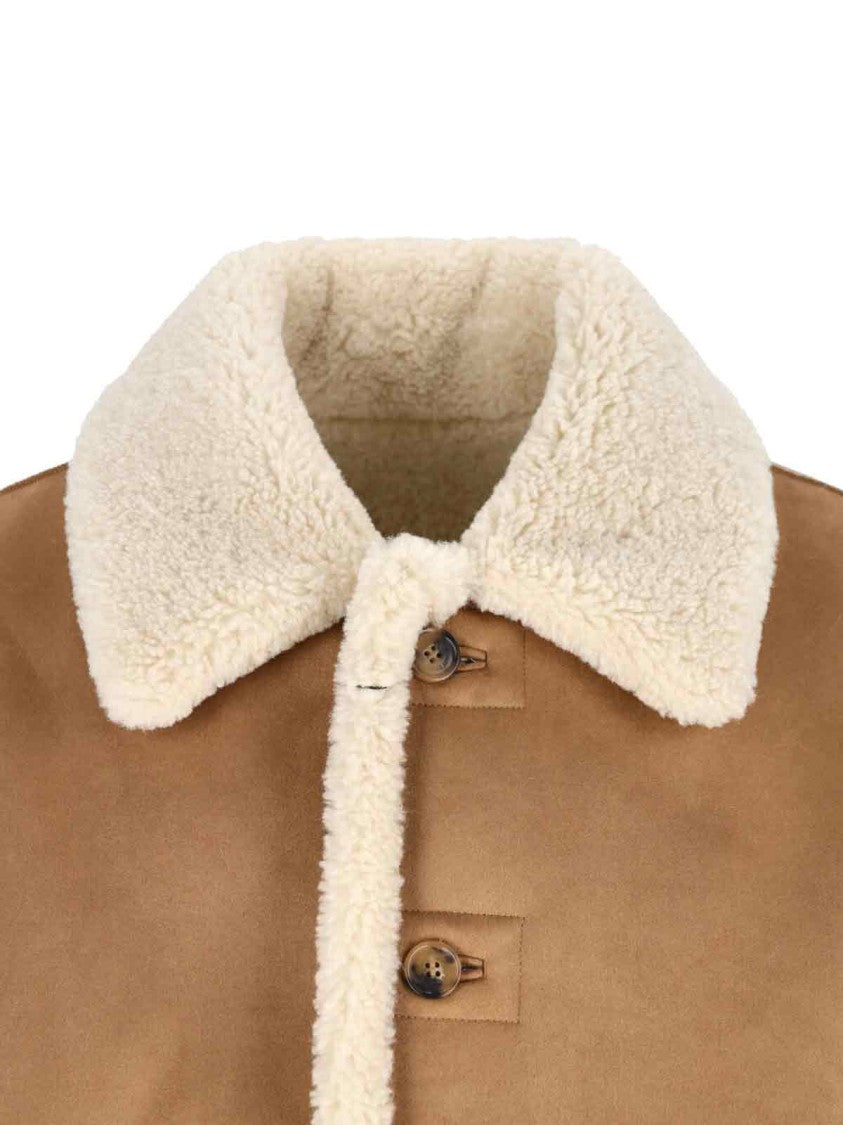 Structured Casual Jacket In Rich Brown Tone