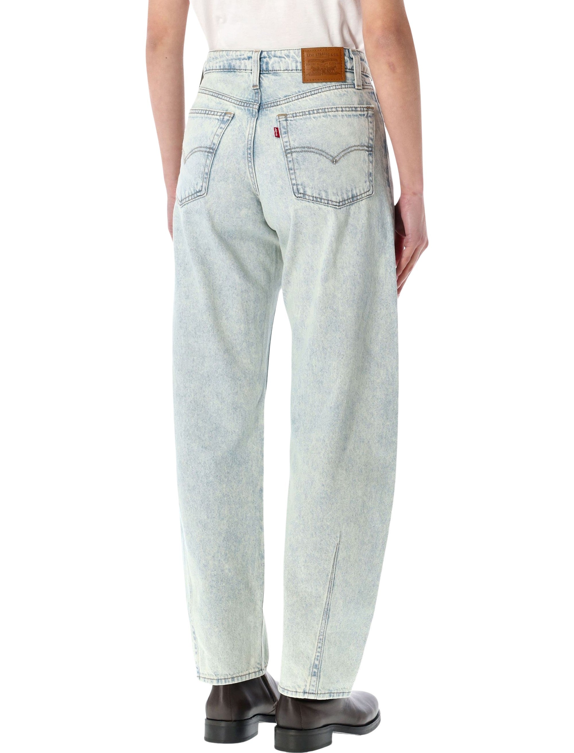 Denim Baggy Dad Barrel Jeans