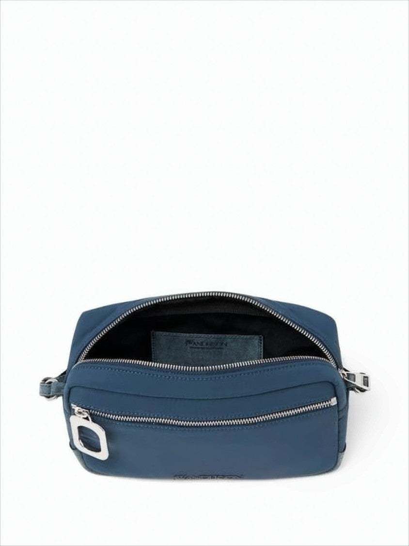 Compact Rectangular Crossbody Bag with Distinctive Zipper Pull