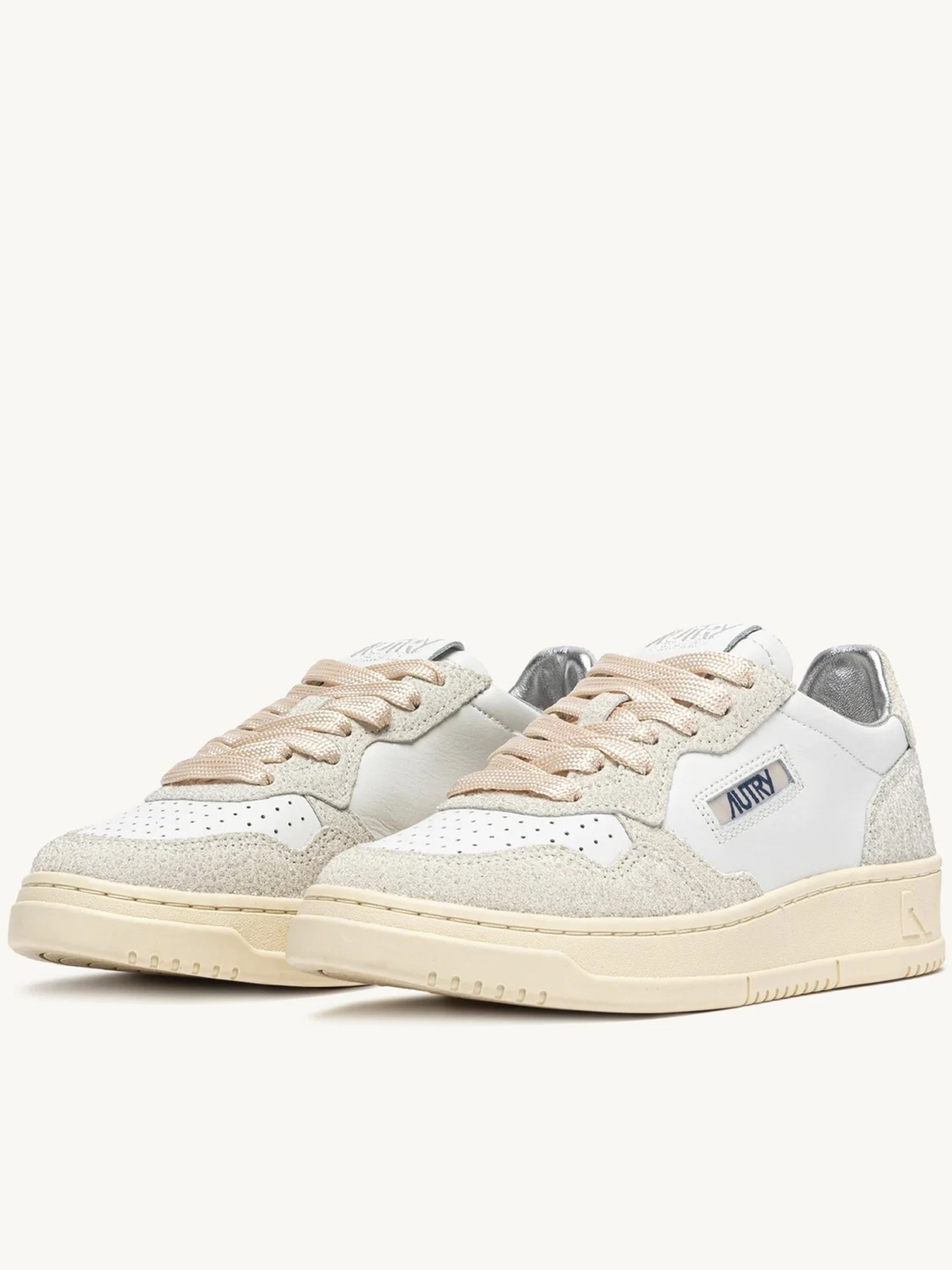 Low-Top Sneakers With Perforated Detailing And Vintage Aesthetic