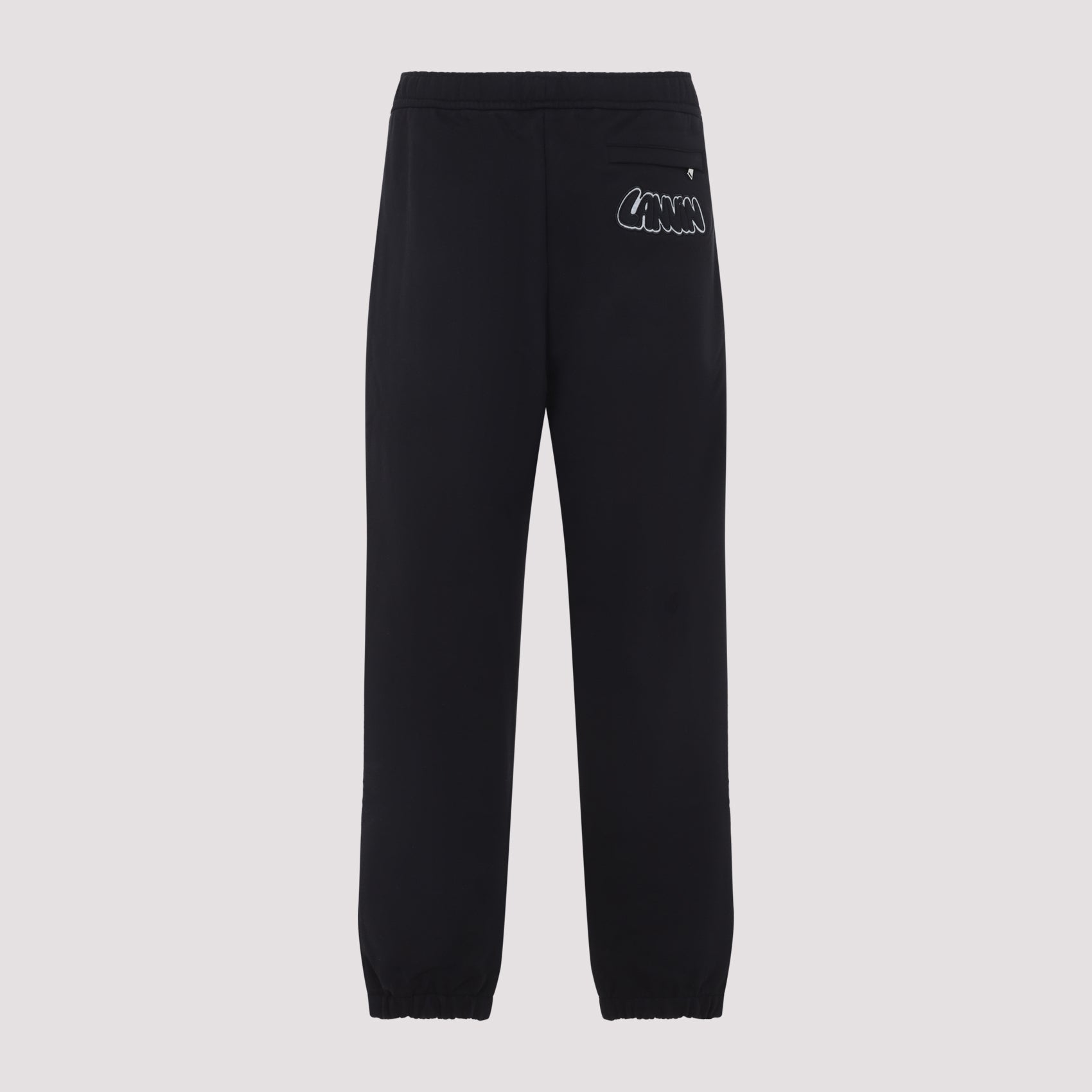 Relaxed Fit Black Casual Pants