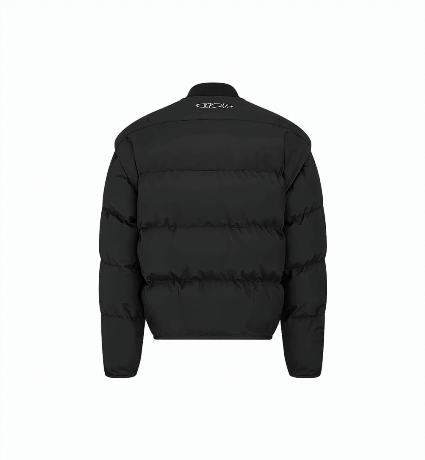 Quilted Black Puffer Detachable Vest Jacket