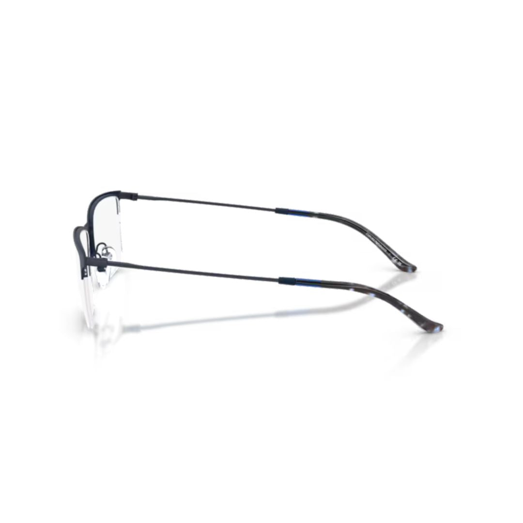 0ea1171 Rectangular Metal Frame Eyeglasses with Subtle Curves