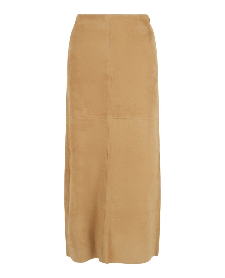 Lambskin Leather Pencil Skirt