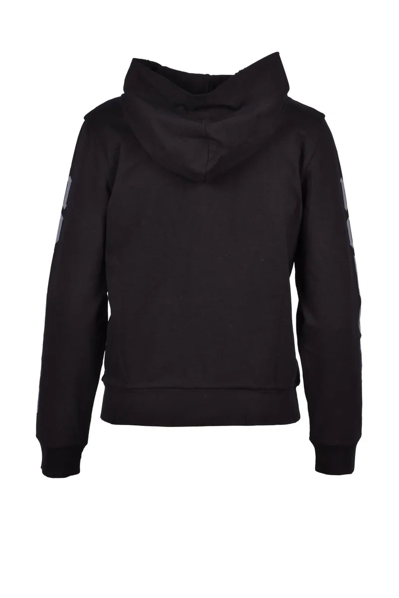 Cotton Stretch Sweatshirt - Black