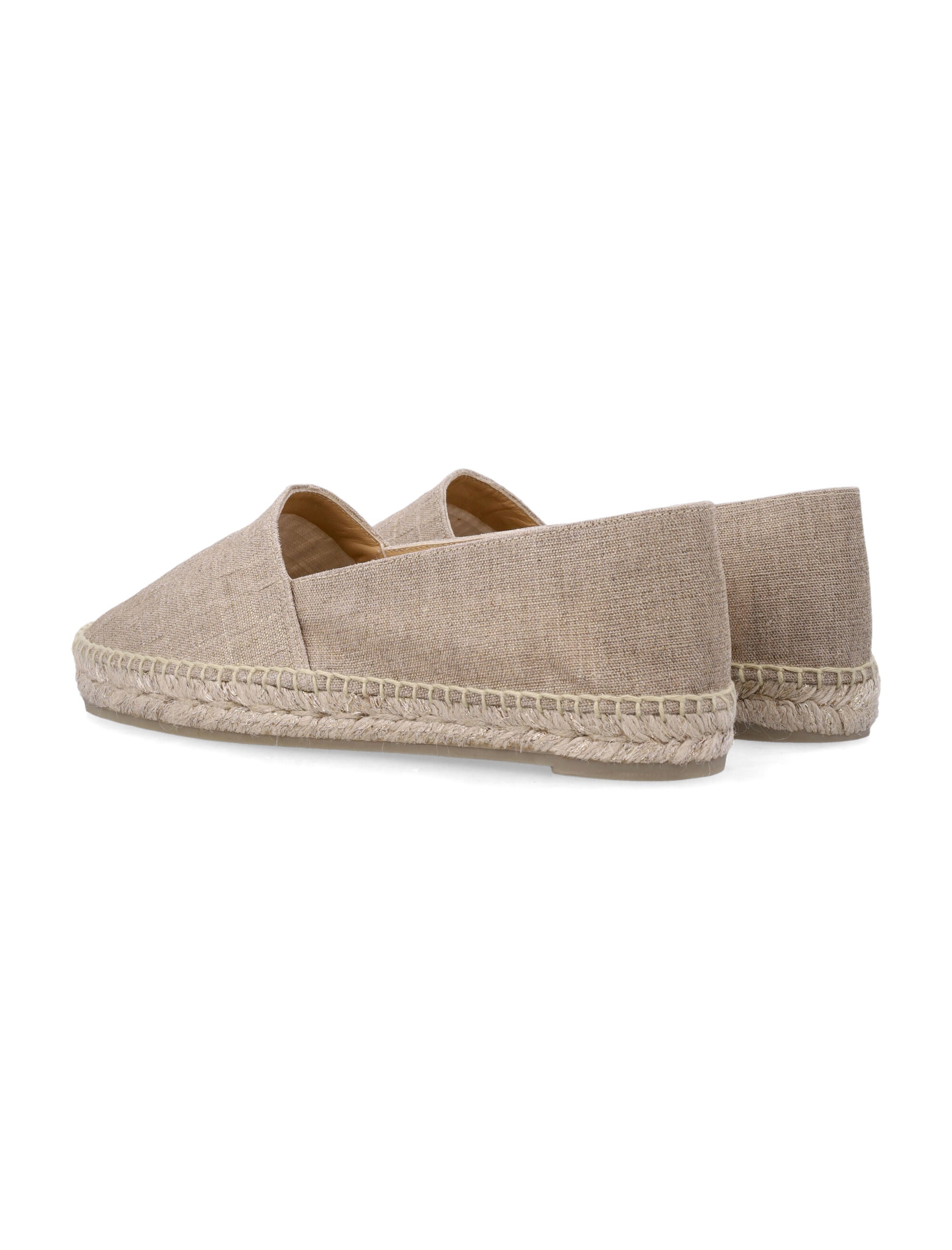 Kenda Linen Gold Espadrilles