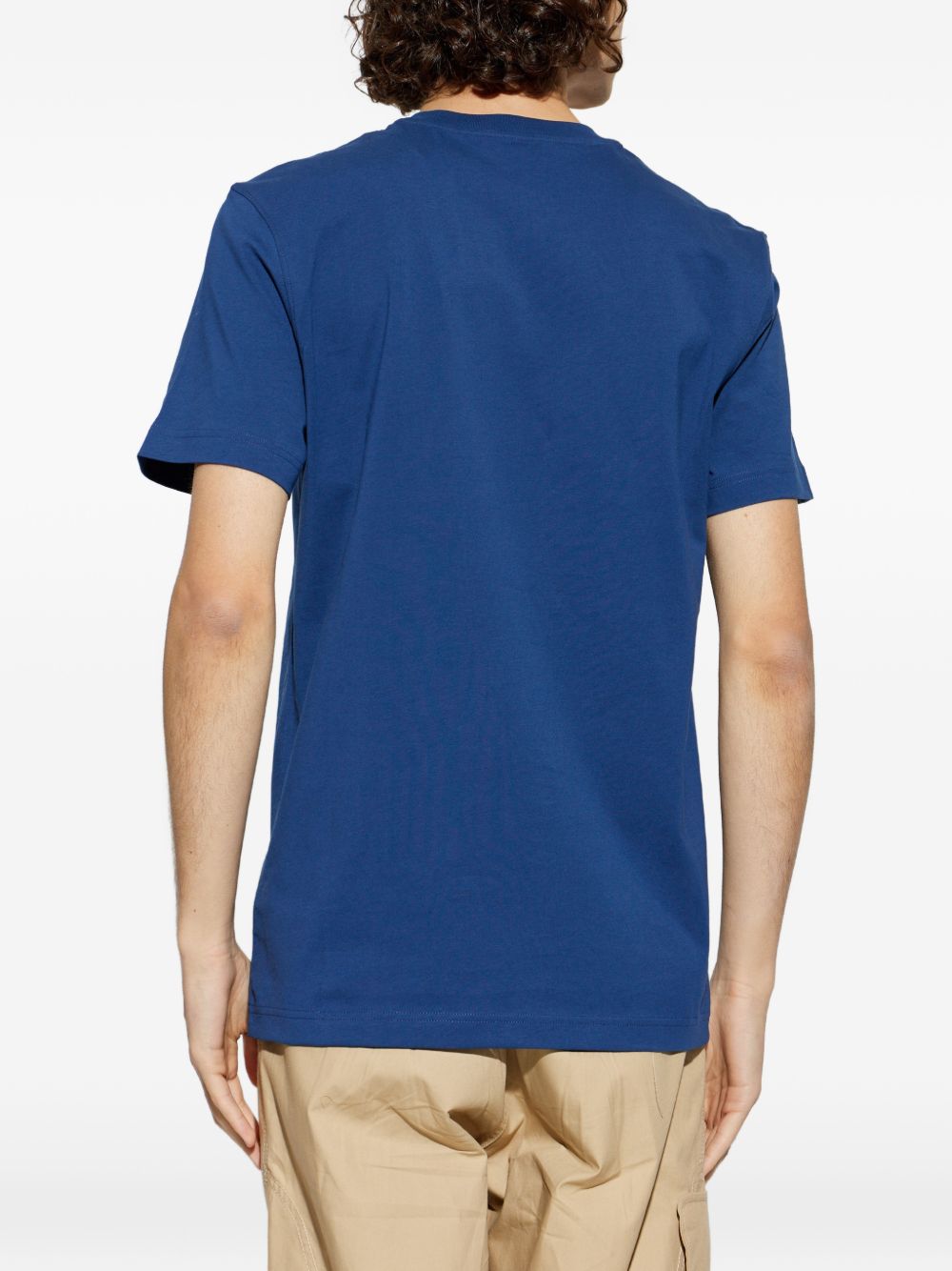 Short-Sleeve Silk and Nylon Crew Neck T-Shirt