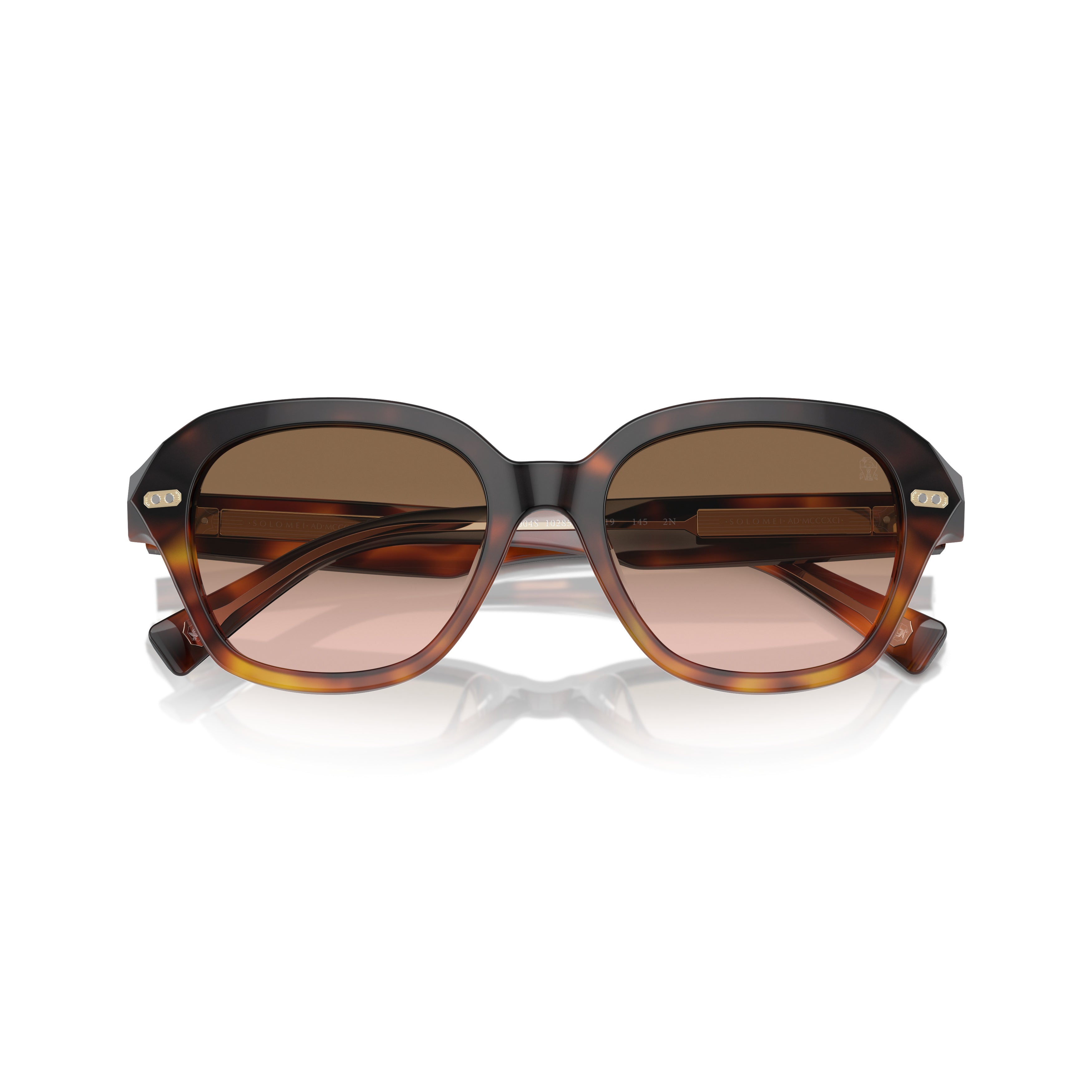 0bc4004s Oversized Tortoiseshell Square Frame Sunglasses