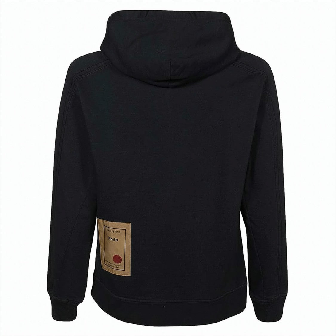 Cotton Hoodie with Distinctive Logo Patch