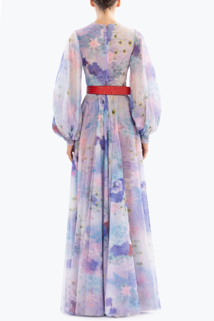 Floral Printed Long Dress
