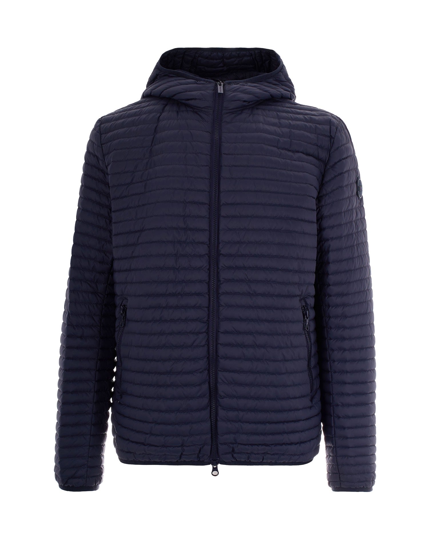 Navy Blue Quilted Jacket