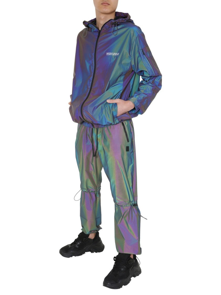 Reflective Iridescent Wind Jacket